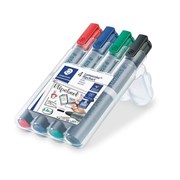 STAEDTLER FLIPCHART MARKERS WALLET 4 356WP4