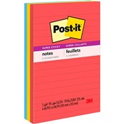 POSTIT 6603SSAN SUPER STICKY LINED 98X149 PK3