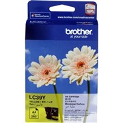 BROTHER LC39Y INK CARTRIDGE Yellow 260Pg