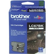 BROTHER LC67BK BLACK INK CARTRIDGE SUITS DCP385C