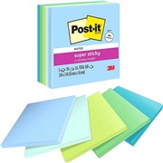 POSTIT 6545SST NOTES SUPER STICKY OASIS NOTES 76X76MM PK5