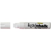 TEXTA JUMBO LIQUID CHALK CHISEL 15MM NIB WHITE MARKER DRY WIPE