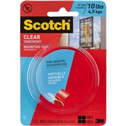 SCOTCH 410 CLEAR MOUNTING TAPE CLEAR MOUNTING TAPE 254X151M ROLL SCT410H