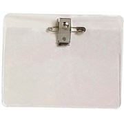 ID CARD HOLDER WITH PIN  CLIP LARGE PK10 ID SECURITY