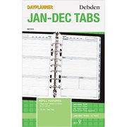 DAYPLANNER DESK EDITION REFILLS 7 RING JANDEC TABS