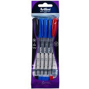 ARTLINE SMOOVE BALLPOINT PEN ASSORTED PK5