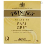 TWININGS TEA BAGS PK10 EARL GREY IND