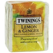 TWININGS TEA BAGS LEMON GINGER PK10