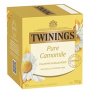 TWININGS HERBAL INFUSIONS PURE CAMOMILE 10 SERVES 10G PK10