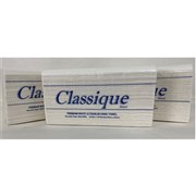 CLASSIQUE ULTRASLIM HAND TOWEL CTN 16 PKT X 150SHT 24X24CM