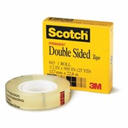 SCOTCH 665 DOUBLE SIDED PERM TAPE 12MM X 23M