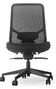 PARKER MESH BACK CHAIR NO ARMS AND BUILT IN LUMBAR SUPPORT 