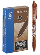 PILOT FRIXION BALL GEL PEN ERASABLE FINE 07MM BROWN BOX 12