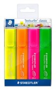 STAEDTLER CLASSIC HIGHLIGHTER TEXTSURFER RAINBOW WALLET OF 4 364PWP4